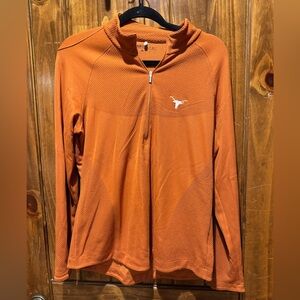 Nike Orange Golf Quarter Zip Jacket